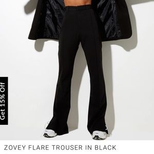 Motel Rocks Black Trousers